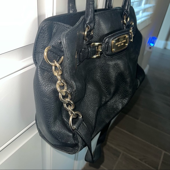 Michael Kors Black Pebbled Leather Handbag/Shoulder bag - Picture 4 of 12